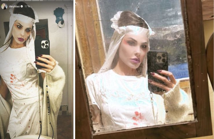 ilary blasi travestimento halloween