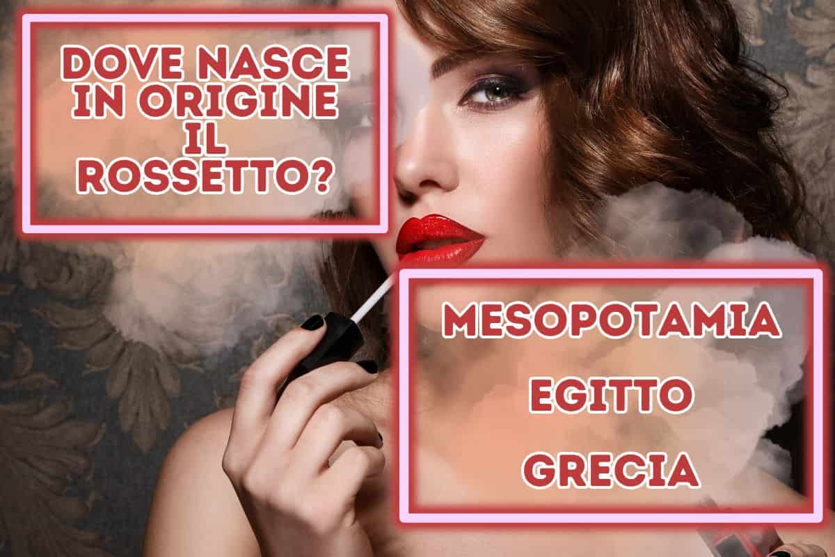 La domanda a cui non saprai rispondere: dove nasce il rossetto